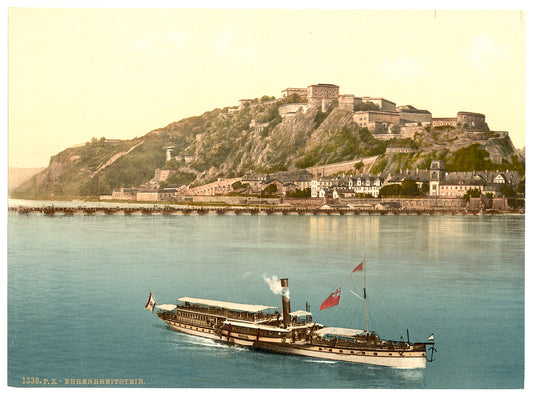 A picture of Ehrenbreistein, the Rhine, Germany