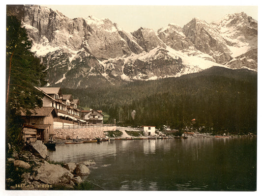 A picture of Eibsee, general view, Upper Bavaria, Germany