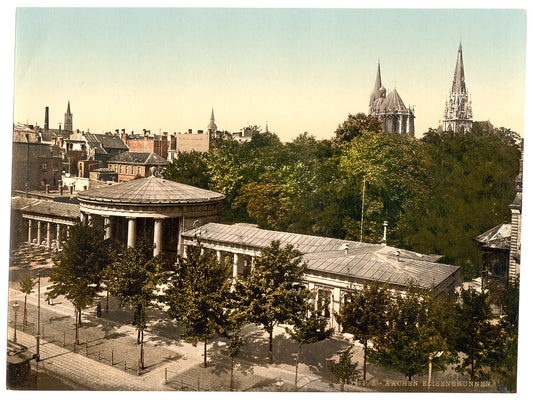 A picture of Elise's Fountain, Aachen, the Rhine, Germany