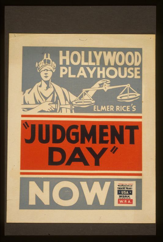 A picture of Elmer Rice's "Judgment day"