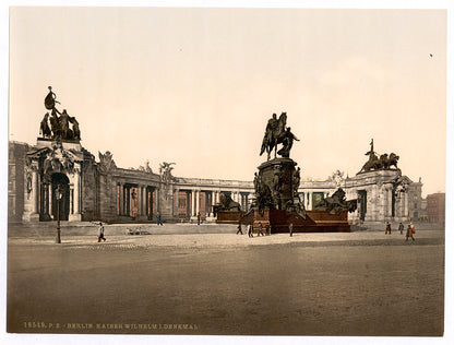 A picture of Emperor William I. Monument, general view, Berlin, Germany