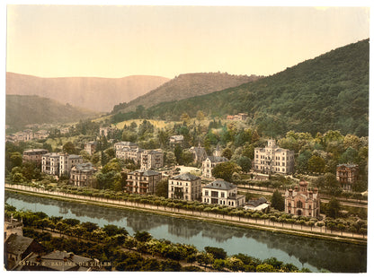 A picture of Ems-Les Bains (i.e., Bad Ems), Hesse-Nassau, Germany