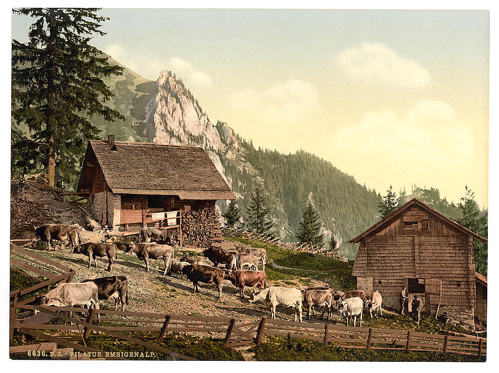 A picture of Emsigenalp with Sennhutten, Pilatus, Switzerland