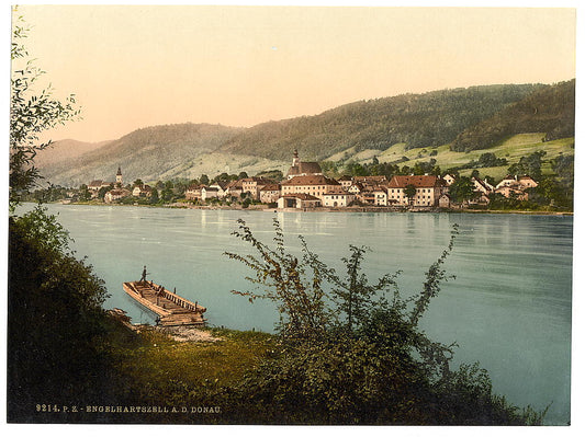 A picture of Engelhartzell (i.e., Engelhartszell), Upper Austria, Austro-Hungary