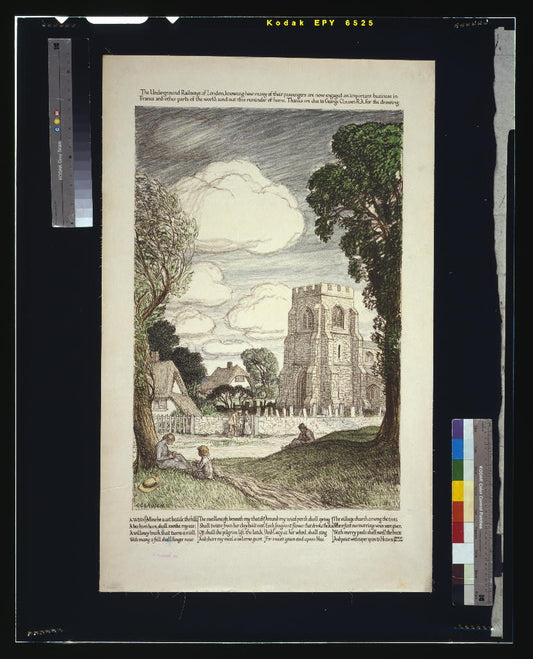A picture of English village scene
