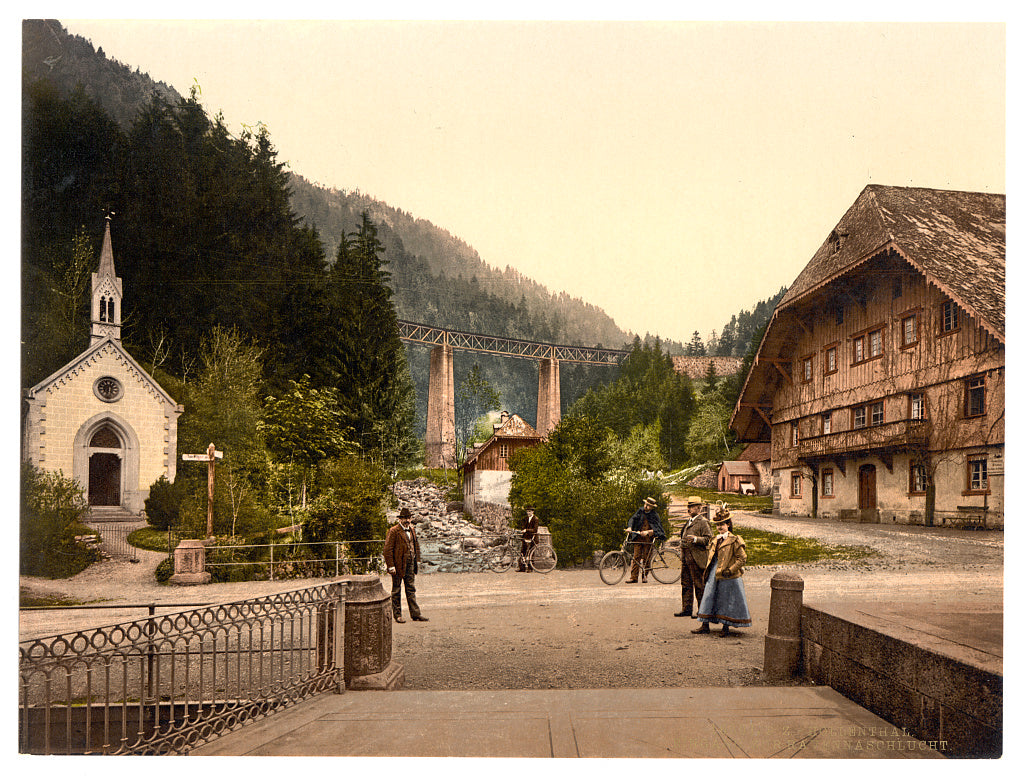 A picture of Entrance to gorge, Hollenthal, Black Forest, Baden, Germany
