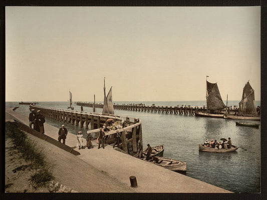 A picture of Entrance to the port, Blankenberghe, Belgium