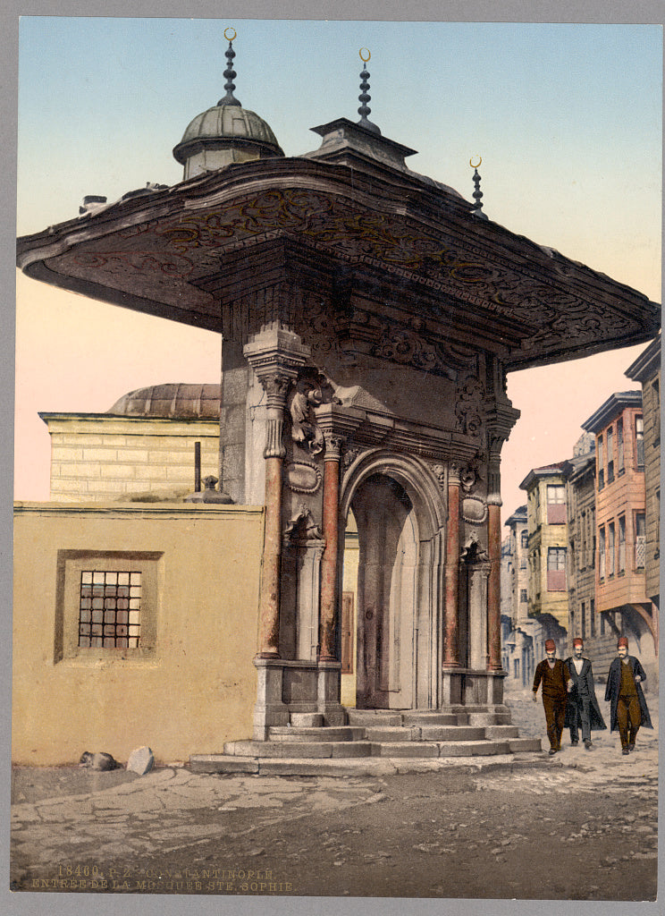 A picture of Entrée de la Mosque Ste. Sophie, Constantinople, Turkey