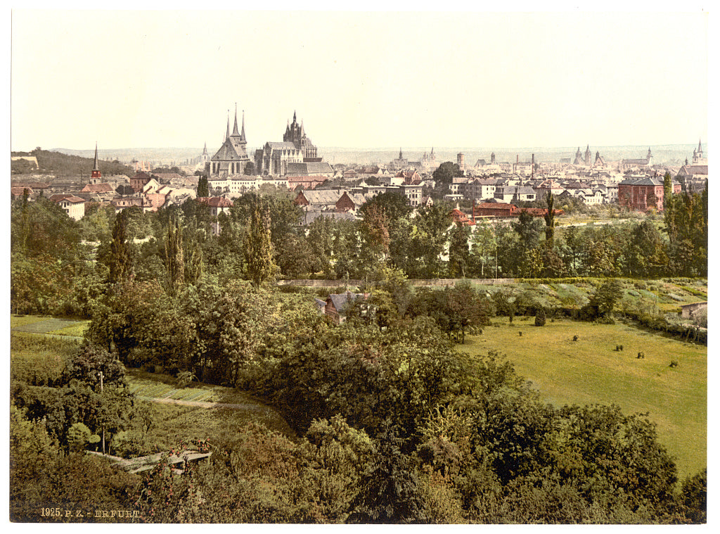 A picture of Erfurt, Thuringia, Germany