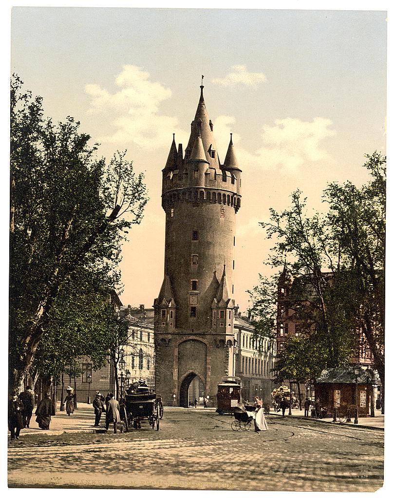 A picture of Eschenheimer Gate, Frankfort on Main (i.e. Frankfurt am Main), Germany