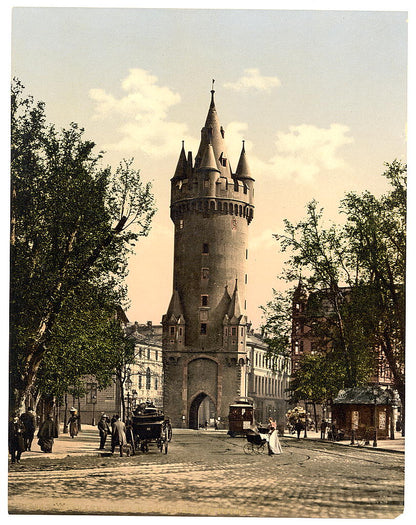 A picture of Eschenheimer Gate, Frankfort on Main (i.e. Frankfurt am Main), Germany