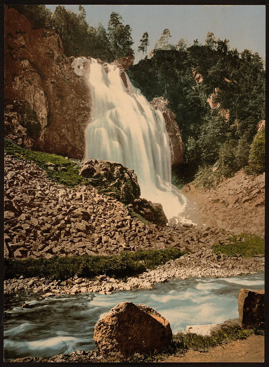 A picture of Espelandsfos, Odde (i.e. Odda), Hardanger Fjord, Norway