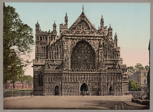 A picture of Exeter. Cathedral Front