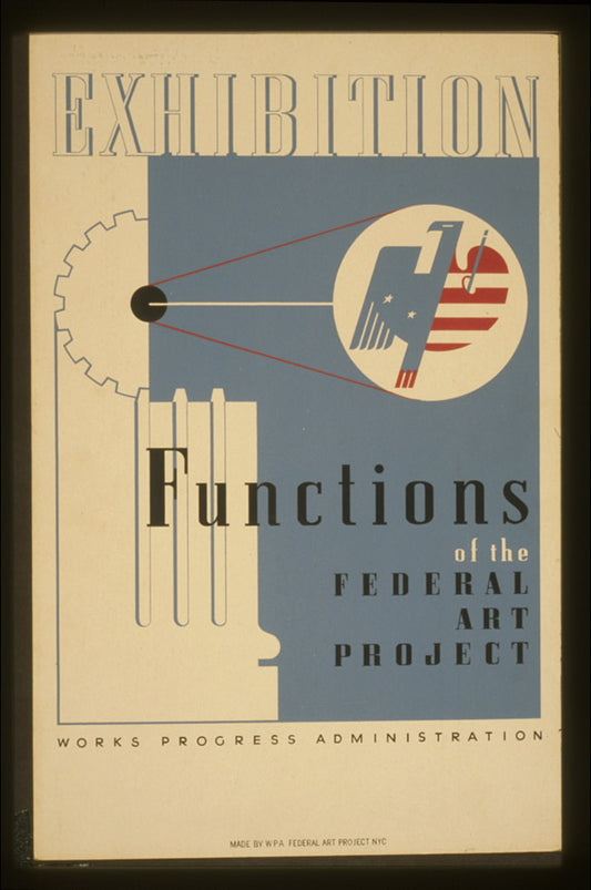 A picture of Exhibition Functions of the Federal Art Project.
