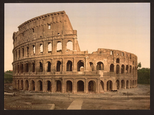 A picture of Exterior of the Coliseum, Rome, Italy