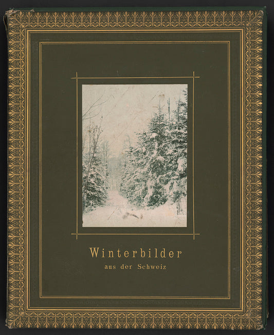 A picture of External and internal folio covers for portfolio Winterbilder aus der Schweiz