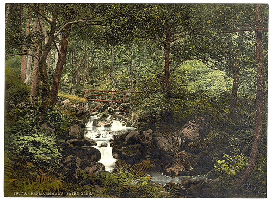 A picture of Fairy Glen Waterfall, Penmaenmawr, Wales