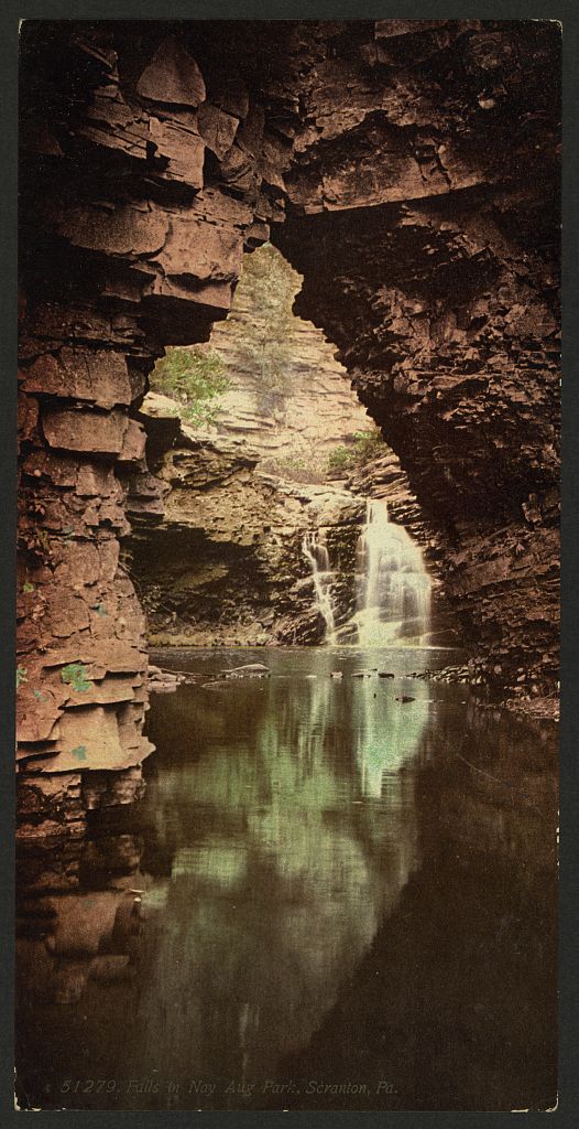A picture of Falls in Nay Aug Park, Scranton, Pa.