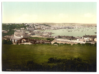 A picture of Falmouth, Cornwall, England