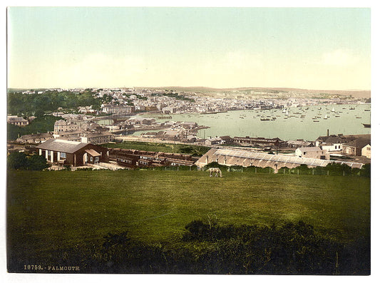 A picture of Falmouth, Cornwall, England