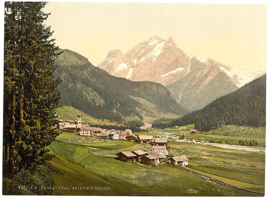 A picture of Fassathal (i.e., Fassatal), Gries and Vernel, Tyrol, Austro-Hungary