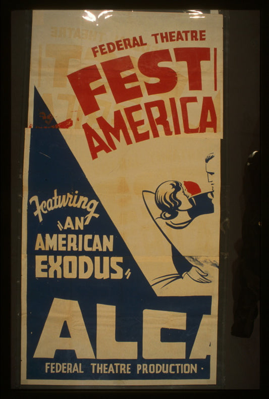 A picture of Federal Theatre Project presents "Festival of American dance" featuring "An American exodus"
