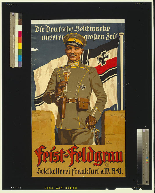 A picture of Feist-Feldgrau, Sektkellerei Frankfurt a.M. A.G.