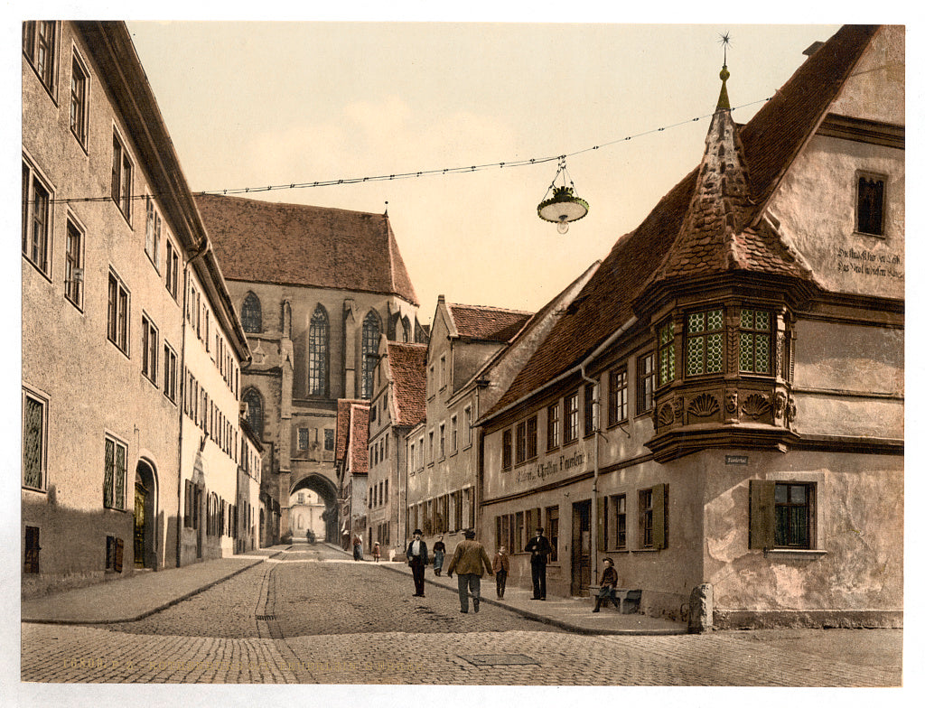 A picture of Feuerleins bow windows, Rothenburg (i.e. ob der Tauber), Bavaria, Germany