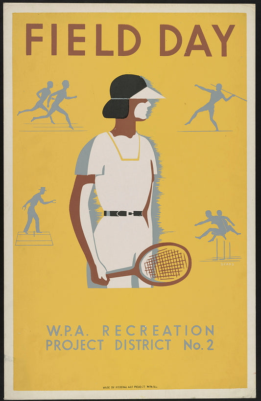 A picture of Field day--WPA recreation project, Dist. No. 2