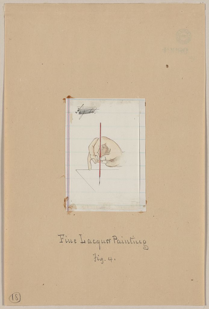 A picture of Fine lacquer painting, fig. 4