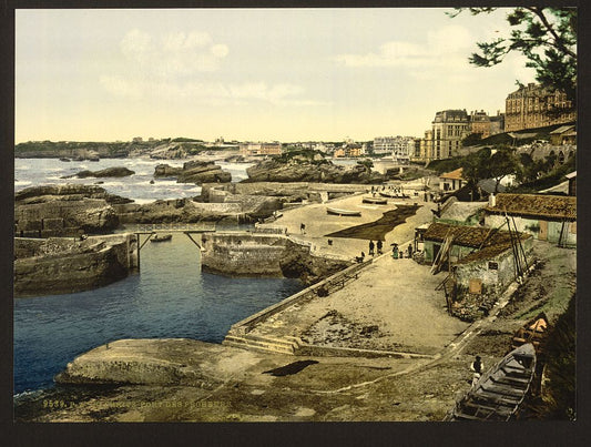 A picture of Fishing harbor, Biarritz, Pyrenees, France