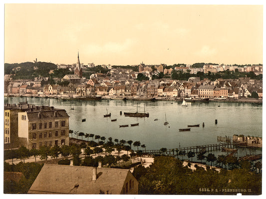 A picture of Flensburg, view from Ballastberg, II., Schleswig-Holstein, Germany