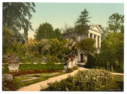 A picture of Flora Temple, park of Worlitz, Anhalt, Germany