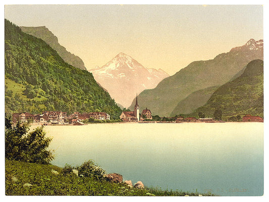 A picture of Fluelen, general view, Lake Lucerne, Switzerland
