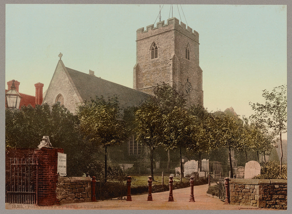 A picture of Folkestone. St. Mary's Church