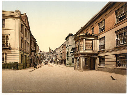 A picture of Fore Street, Totnes, England