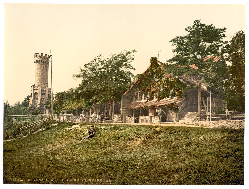 A picture of Foresters' House and Soldiers' Memorial, Jena, Thuringia, Germany