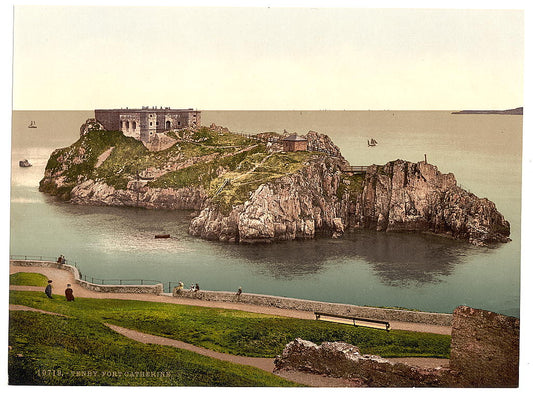 A picture of Fort Catherine, Tenby, Wales