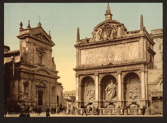 A picture of Fountain "Acqua Felice", Rome, Italy