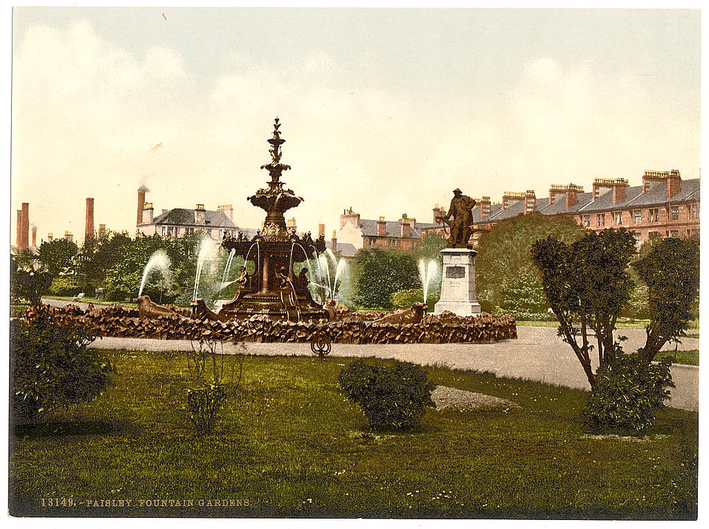 A picture of Fountain Gardens, Paisley, Scotland