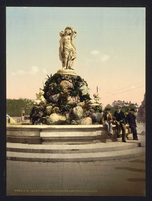 A picture of Fountain of the Three Graces, Montpelier, France