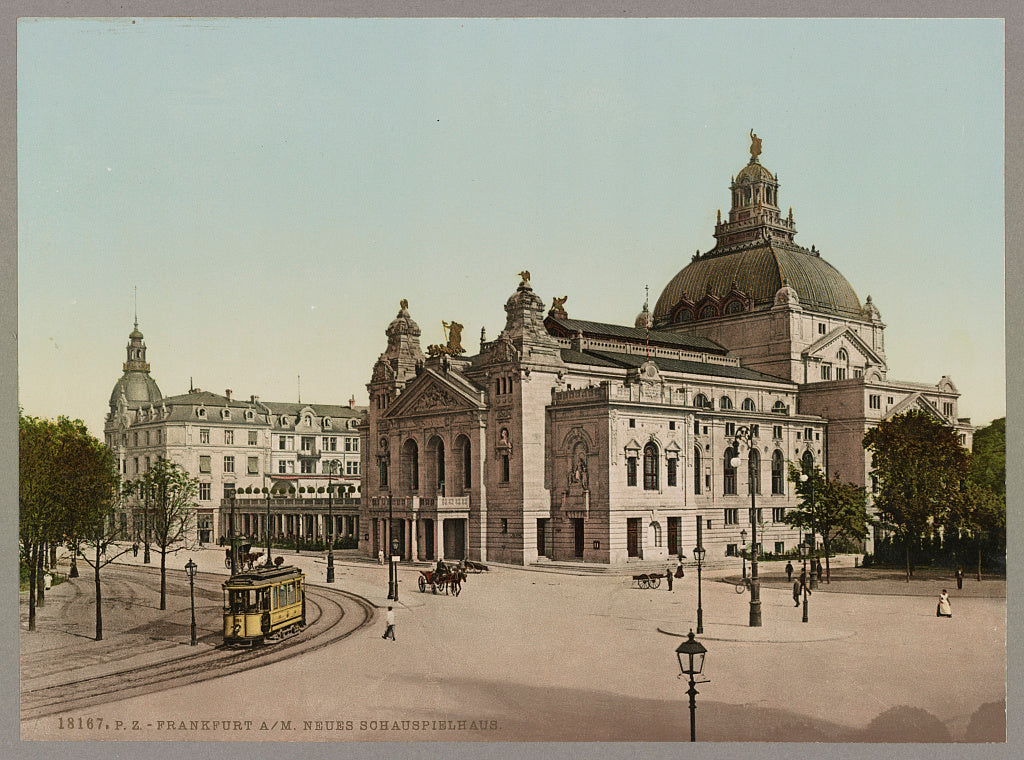 A picture of Frankfurt. A/M. Neues Schauspielhaus