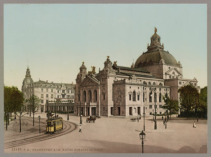 A picture of Frankfurt. A/M. Neues Schauspielhaus