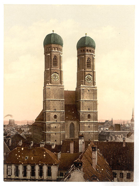 A picture of Frauen Church (i.e. Frauenkirche), Munich, Bavaria, Germany
