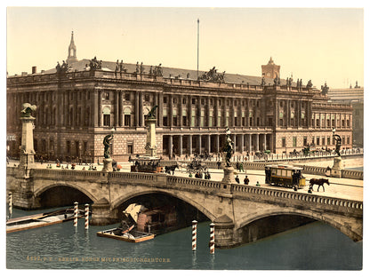 A picture of Frederick's Bridge and the Bourse, Berlin, Germany
