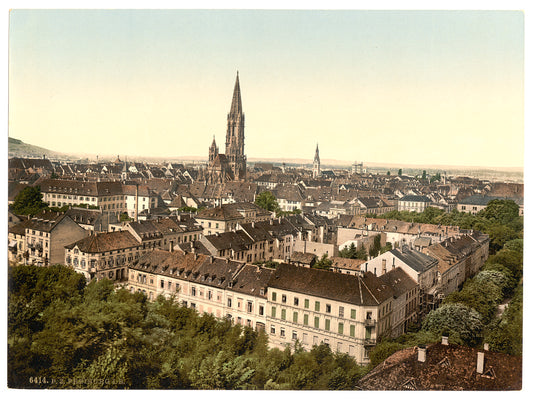 A picture of Freiburg, general view, Baden, Germany
