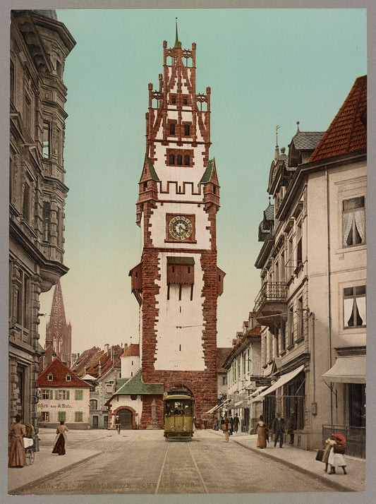 A picture of Freiburg. I/B. Schwabentor