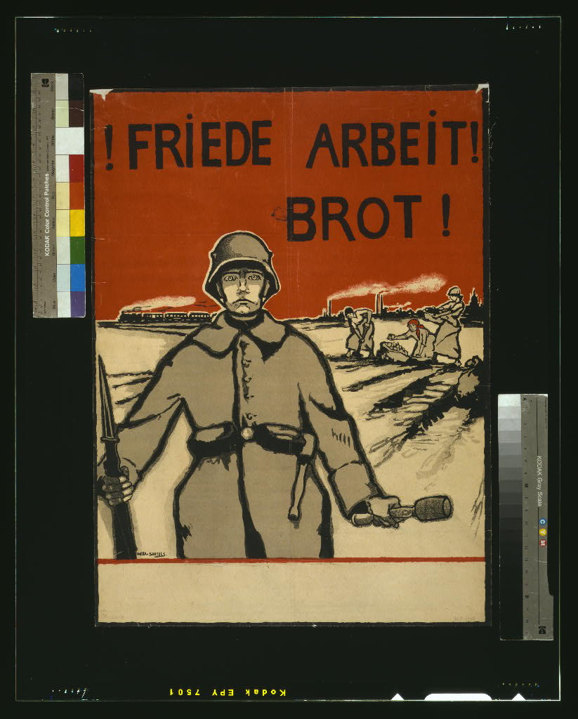 A picture of Friede, Arbeit, Brot!