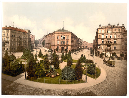 A picture of Friedrich-William Platz, Cassel (i.e., Kassel), Hesse-Nassau, Germany