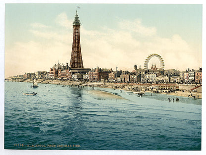 A picture of From Central Pier, Blackpool, England